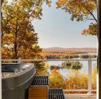 Saint-Aime-du-Lac-des-Iles Ski Chalet | Ô Lac des Îles - Refuges éco-luxueux