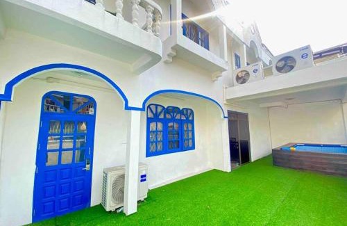 Ratchadaphisek Villa | 曼谷市中心/Rama9/Huai khwang/6卧室花园泳池别墅