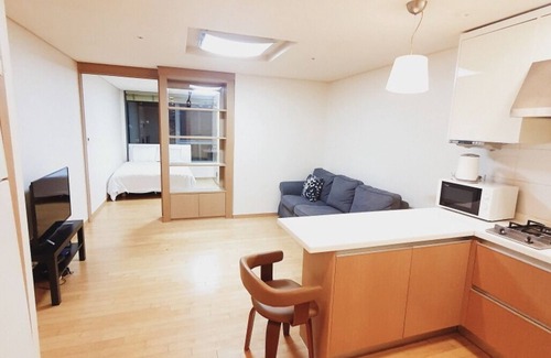 Songpa Apartment | 서울 잠실 갤러리아 1룸 1거실 풀옵션 깔끔한 아파트