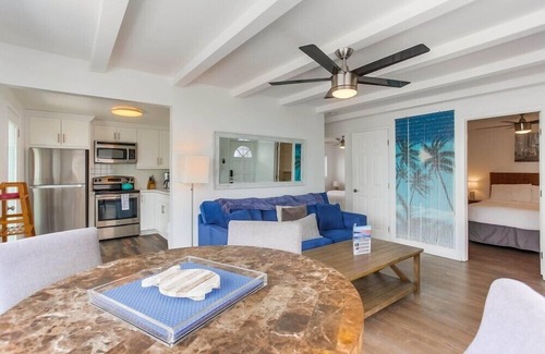South Mission Beach Condo | 1 House to Beach | Ocean Views + Dogs ok