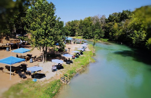 Prairie Lea House | #11 Son's Blue River Camp Glamping Cabin w/1 Queen, 1 Twin