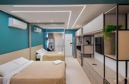 Guarulhos City Centre Apartment | 1904 Lindo studio super moderno