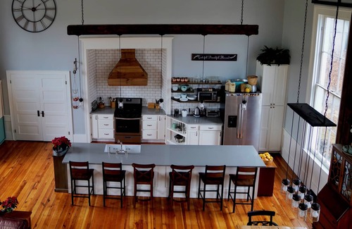 Stephens City House | 19th Century Renovated Church Building. A spacious sanctuary retreat.