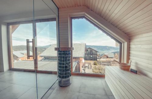 Bad Sankt Leonhard im Lavanttal Ski Chalet | 1A Chalet 'Horst' Wandern, Grillen, Panorama Sauna!