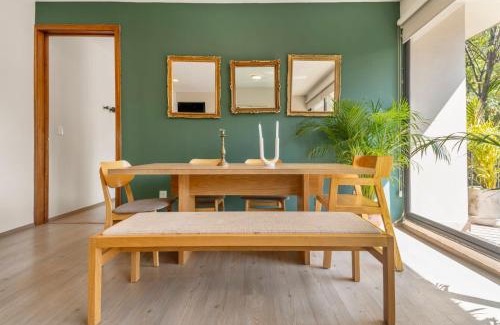 Colonia Roma Apartment | 205-2 3br 2baths Private terrace - Sleep 6 Roma Notre
