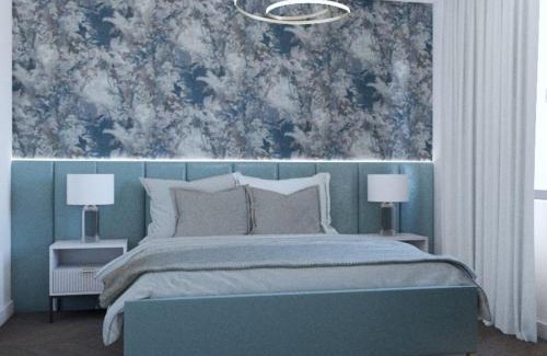 Rzeszow Apartment | 3 Bedrooms Premium Bella Blue for 8 Guests with AC and Free out side Parking
