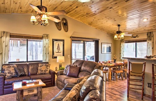 Show Low House | 3 Mi to Fool Hollow Lake Romantic Show Low Cabin