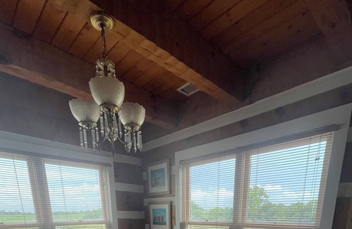 Pittsfield Other | 3 story log home with walkout basement, 27 acres, & pond in central Pike County!