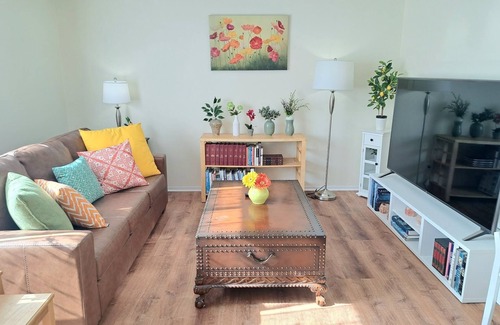 Roselle Condo | 30-Day Plus Extended Stay: Spacious 2 Bedroom/1Bath Condo. Walk to Train!