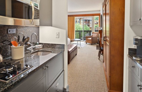 Stowe Area Cabin | #319 | Studio | Sunny Spruce | 3rd Floor Village & Mountain Views