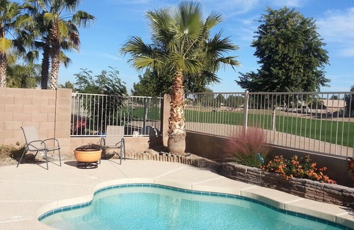 Coldwater Springs House | 3BR Home with Heated Private Pool, Golf, & Mountain Views