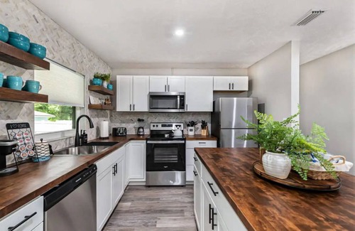 Temple Crest House | 3brm/King*GameRoom*near Bush Gardens, USF& Moffitt
