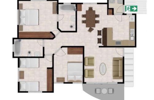 Guaricano Apartment | 3DR Inviting 3-Bedroom Apt in Santo Domingo