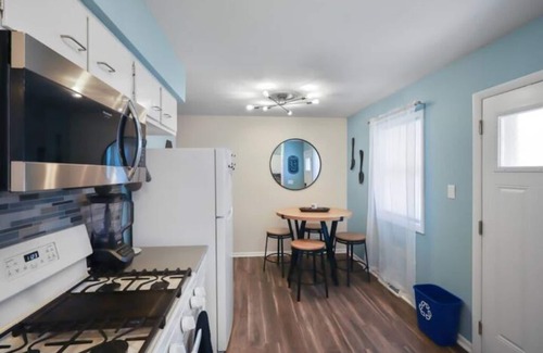 North Central Omaha House | 4 Bedroom, 2 Bath, Duplex, 4’ Fence, EV-Charger