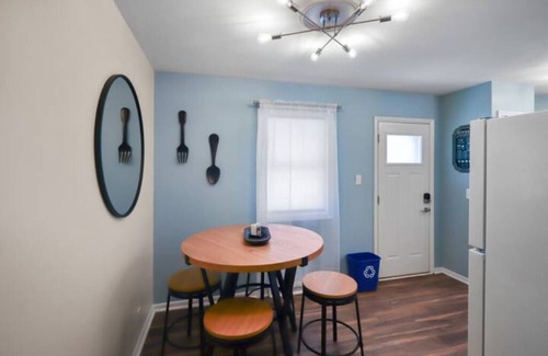 North Central Omaha House | 4 Bedroom, 2 Bath, Duplex, 4’ Fence, EV-Charger