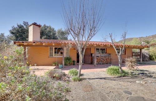 Valley Center House | 4 Mi to Lake Wohlford Cabin in Escondido