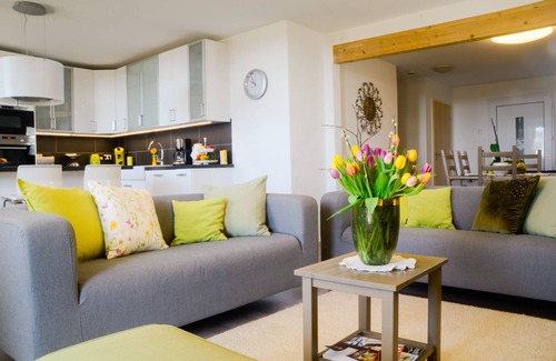 Uehlingen-Birkendorf Apartment | 4 stars, fantastic location with Alpine panorama, excl. Equipment, bright and quiet