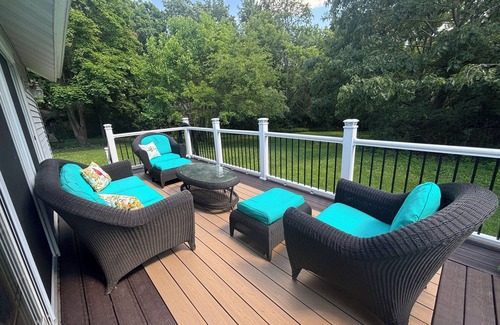 Honey Creek House | 5 acres with fireplace. 1 minute to Alpine Valley Ski Hill