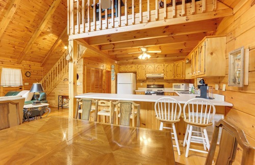 My Mountain Cabin | 5 Mi to Blue Ridge Lake: Cabin w/Fire Pit!