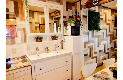 Taisho-ku House | ( 6) 22 people can be accommodated / Close to Kyocera Dome / 5 min. to Dotonbori / 2 min. to the nearest station / 7 bedrooms, 1 building for rent! All rooms have different concepts and are fun to stay in.