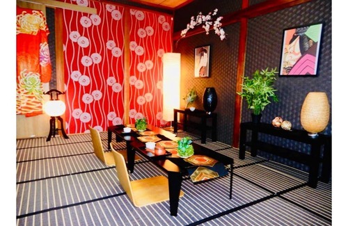 Taisho-ku House | ( 6) 22 people can be accommodated / Close to Kyocera Dome / 5 min. to Dotonbori / 2 min. to the nearest station / 7 bedrooms, 1 building for rent! All rooms have different concepts and are fun to stay in.