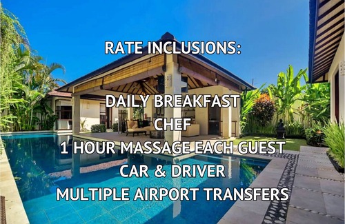 Dewi Sri Villa | 7 Bdrm Seminyak - Last Minute Deal 50% Off !