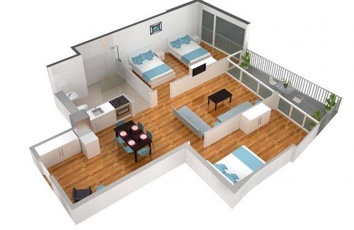 Basel City Centre Apartment | 74 m² Apartment ∙ 2 bedrooms ∙ 6 guests