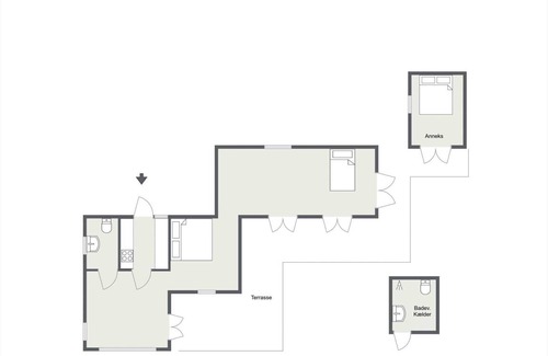 Frederikssund House | 90 m² House ∙ 2 bedrooms ∙ 4 guests