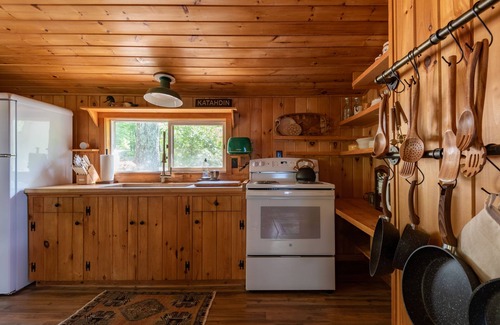 Turner Cabin | A Cozy Getaway - Waterfront, Fire Pit, Knotty Pine, Kayaks