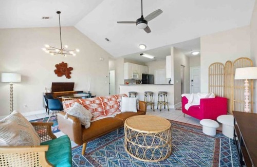 Holiday Isle Condo | A Pop of Color 2BR 2Bath Golf Course and Canal View at Sandpiper Cove Destin FL!