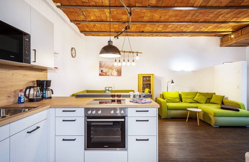 Christazhofen Apartment | Accessible Holiday Apartment "Käserei" with Private Terrace & Wi-Fi