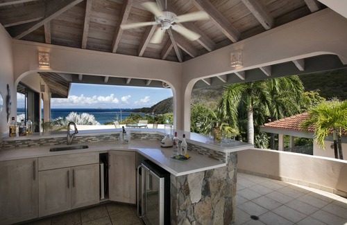 Spanish Town Villa | Adagio Villa BVI - Virgin Gorda Vacation Rental-Mahoe Bay Beachfront 5BR +Pool
