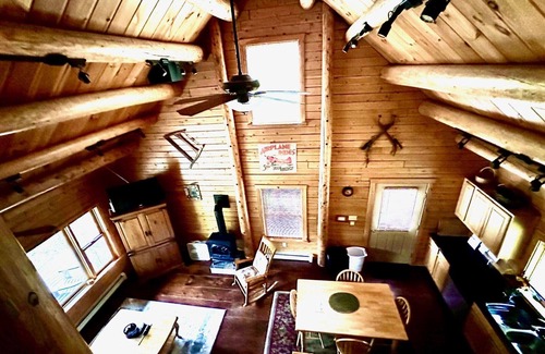 Saranac House | Adirondack Log Home For Rent Near Lake Placid NY In Adirondack State Park