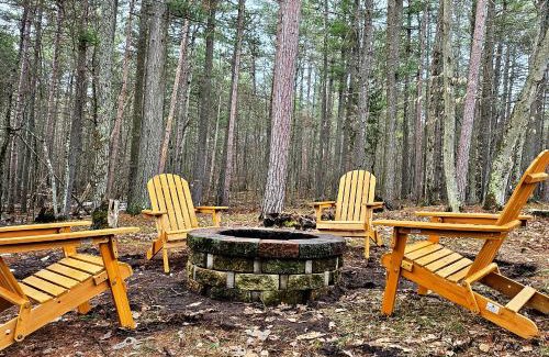 Jay House | ADK Forest Cabin near Lake Placid with Hot Tub and Ice Bath