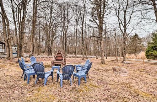 Albrightsville House | Albrightsville Cabin with Fire Pit Swim, Hike and Ski