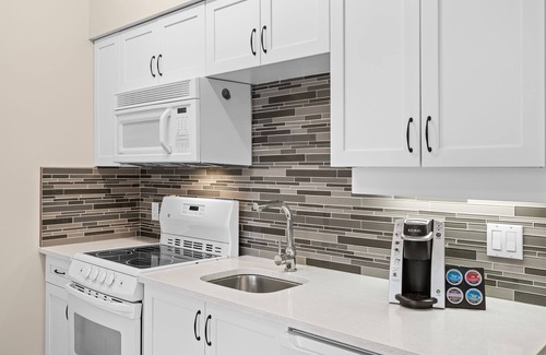 Village North Condo | Alpenglow Lodge Studio Suite with park view by MVA