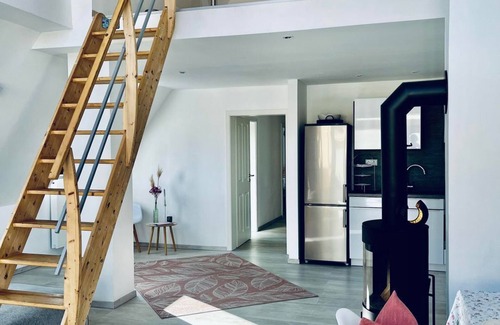 Neustadt-Duttweiler House | Altes Gehöft Stauder - Apartment/apartment, shower and bathtub, 2 bedrooms