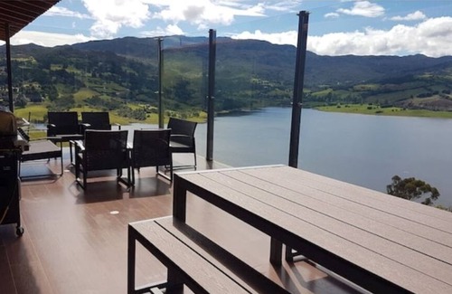 Choconta House | Amazing house at sisga reservoir with view and jacuzzi