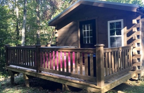 Fort Gay Cabin | Amish-Built Log Cabin with Private Ravine Views