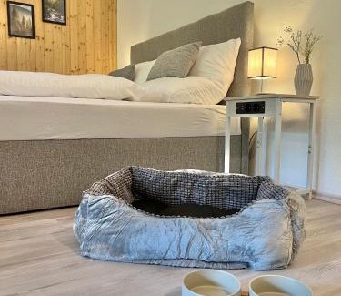 Sasbachwalden Apartment | An Wanderwegen gelegen mit Terrasse und Boxspringbett
