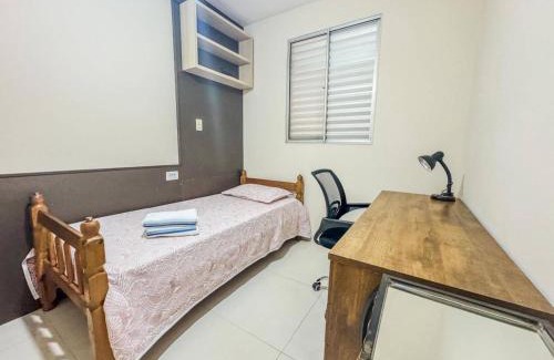 Ourinhos Apartment | Apê elegante com ar, vaga e ótima localização