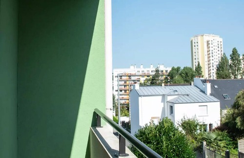 Lambezellec Apartment | Apart'Hotel Brest - Studio 2 People Twin Balcony