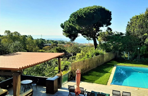 Canet de Mar House | Apart. Nuevo! Vistas al Mar, Jardín, Piscina, Aire Acondicionado, Wifi, Parking