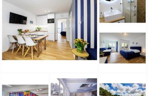 Poddabie Apartment | Apartament 12B Niebieskie Apartamenty Poddąbie dawniej Blue Marine z basenem krytym, odkrytym, salą zabaw, animacjami