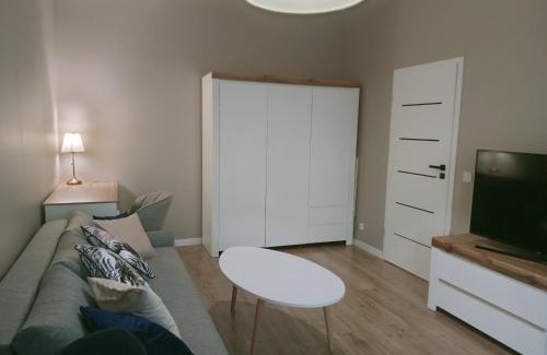 Psie Pole Apartment | Apartament z Widokiem, wygodny Apartament z sypialnią, kuchnią i salonem, 47m2, bezpłatny garaż