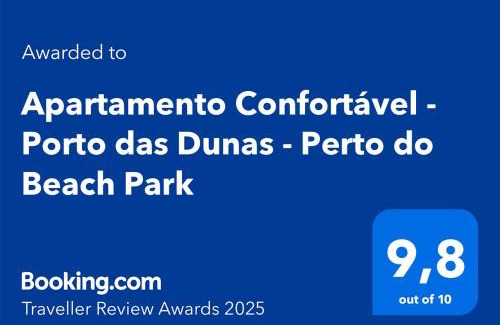 Porto das Dunas Apartment | Apartamento Confortável - Porto das Dunas - Perto do Beach Park