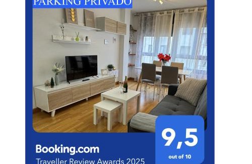 Distrito Sur Apartment | Apartamento en Gijón con garaje y wifi