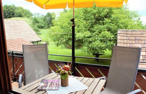 Hilzingen Apartment | Apartment 'Große In Altem Hofgut' with Balcony and Wi-Fi