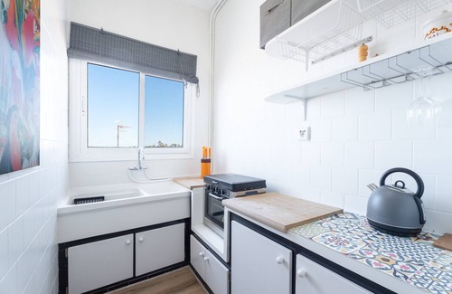 Playa de Almarda House | Apartment 'casAcamer Sur' with Sea Views, Private Terrace, and Shared Garden