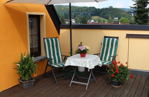 Markersbach Apartment | Apartment Edelweiß in the Erzgebirge - Apartment 56sqm with roof terrace
